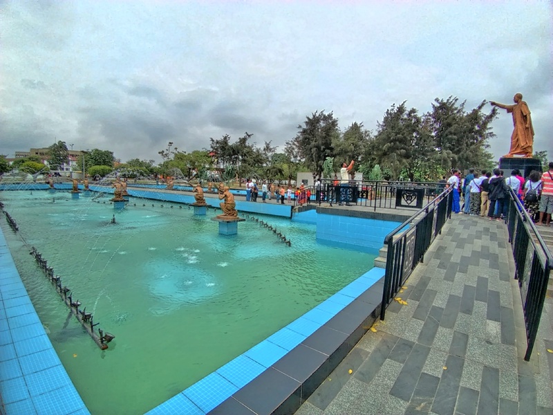Water play at the park